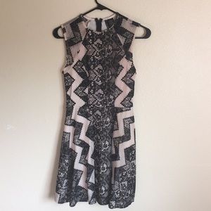 Patterned cocktail dress